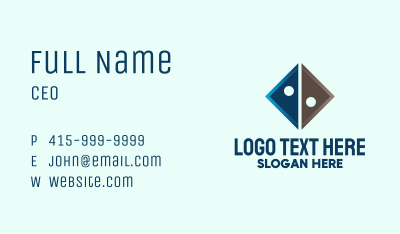 Triangle Tech Company  Business Card Image Preview