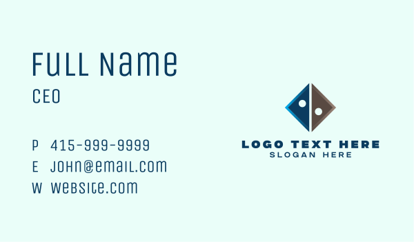 Triangle Tech Company  Business Card Design Image Preview