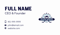 Sports Hockey Shield Game Business Card Image Preview