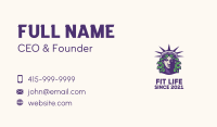 Statue of Liberty Medusa  Business Card Image Preview