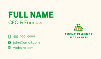 Vegetarian Taco Restaurant Business Card Image Preview