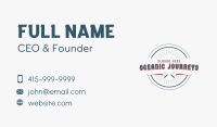 Barbershop Haircut Badge Business Card Image Preview