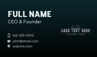 Gothic Luxury Boutique Business Card Preview