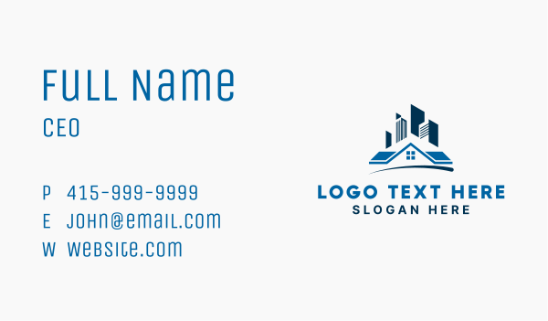 City Building Property  Business Card Design Image Preview