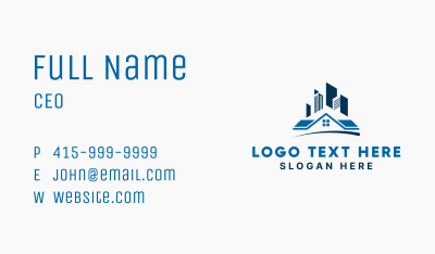 City Building Property  Business Card Image Preview