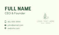 Green Flower Letter L Business Card Image Preview