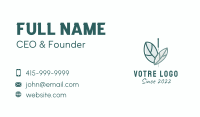 Herbal Leaf Acupuncture  Business Card Image Preview