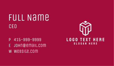 Box Parcel Delivery Business Card Image Preview