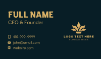 Golden Tiara Pageant Business Card Design