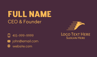 Yellow Eagle Book Business Card Image Preview