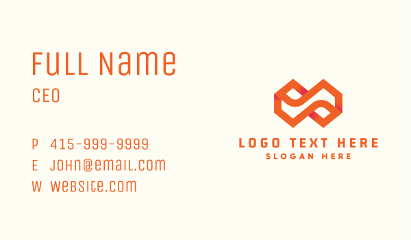 Shipping Delivery Loop Business Card Design Image Preview