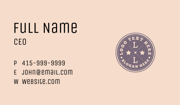 Hipster Store Studio Business Card Design Image Preview