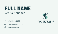 Running Sports Fitness  Business Card Preview