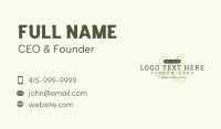 Organic Peanut Snack Business Card Preview