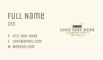 Organic Peanut Snack Business Card Image Preview
