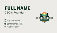 Outdoor Mountain River Business Card Preview