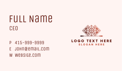 Ceramic Floor Tile Business Card Image Preview
