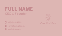 Minimalist Beauty Face Business Card Image Preview