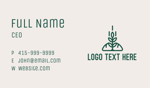 Tree Planting Seedling Business Card Design Image Preview