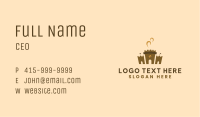 Coffee Castle Fortress Business Card Image Preview