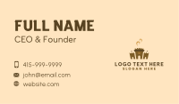 Coffee Castle Fortress Business Card Image Preview