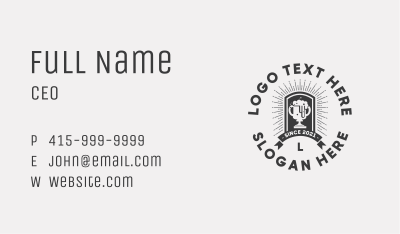 Hipster Beer Business Card Image Preview