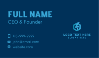Blue Power Lightning Business Card Image Preview