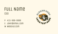Dump Truck Transport Business Card Image Preview