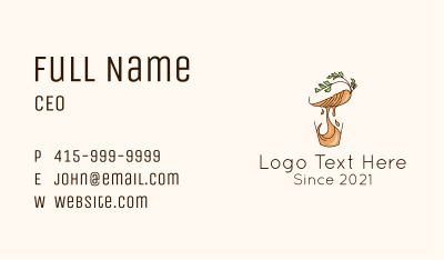 Healthy Carrot Juice Business Card