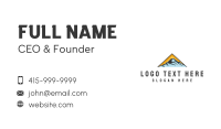 Alpine Triangle Mountain  Business Card Preview