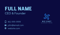 Human Cooperative Outsourcing Business Card Image Preview