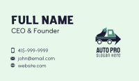 Eggplant Truck Delivery Business Card Image Preview
