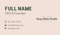 Cursive Cute Wordmark Business Card Image Preview