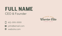 Cursive Cute Wordmark Business Card Image Preview