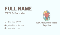 Heart Air Balloon  Business Card Image Preview