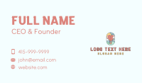 Heart Air Balloon  Business Card Preview