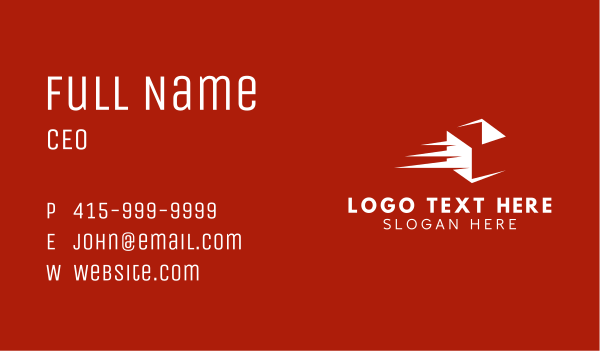 White Box Shipment Business Card Design Image Preview