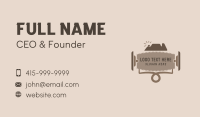 Carpentry Wood Saw Planer Business Card Preview