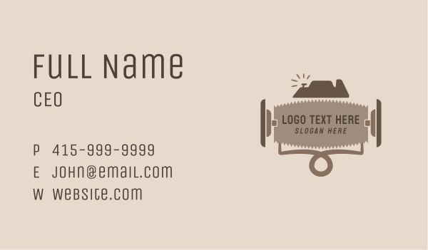 Carpentry Wood Saw Planer Business Card Design Image Preview