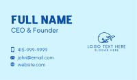 Blue Whale Waterpark Business Card Design