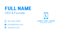 Mobile Gadget Letter Business Card Preview