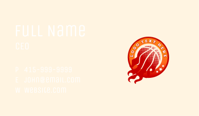 Basketball League Championship Business Card Image Preview