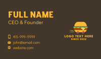 Fast Burger Delivery Business Card Image Preview