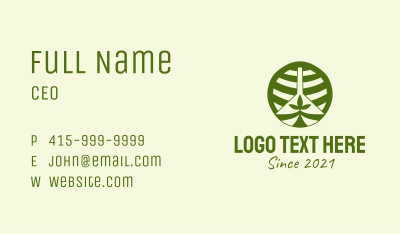 Green Essential Oil  Business Card Image Preview