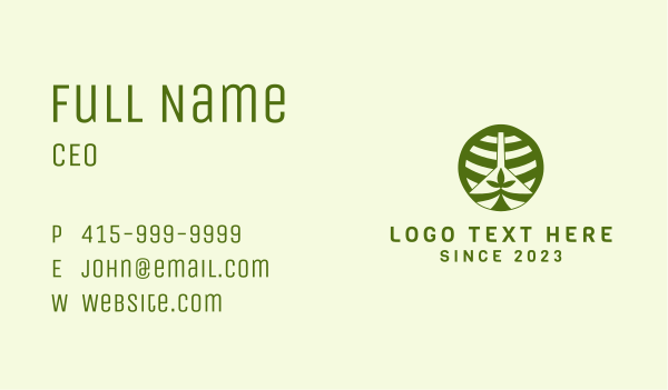 Green Essential Oil  Business Card Design Image Preview