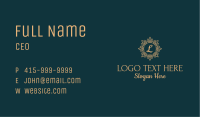 Crystal Ornament Lettermark Business Card Image Preview