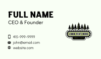 Sawmill Logging Chainsaw Business Card Image Preview