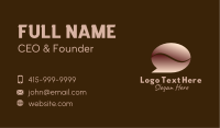 Coffee Bean Chat Business Card Image Preview