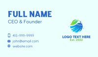 Eco Cleaning Broom Business Card Design