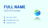 Eco Cleaning Broom Business Card Image Preview